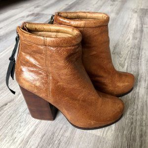 Jeffrey Campbell - Light Brown Leather Booties